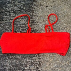 Red bikini top, size s